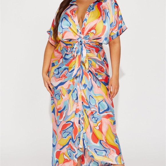 Hailey Button Up Maxi Dress - Picture 2 of 3